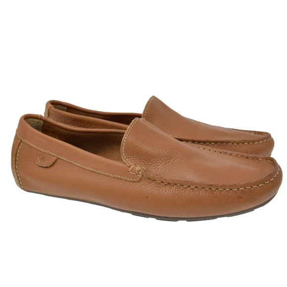 Sperry Top Sider Sz 12M Brown Leather Stitch Moc T main image 5